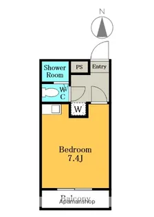 飯塚ハイム【101号室】の間取り