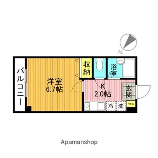 アーク南鳩ヶ谷【3階】の間取り