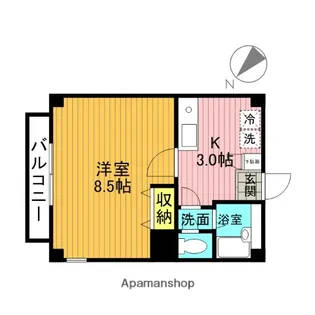 アーク南鳩ヶ谷【2階】の間取り