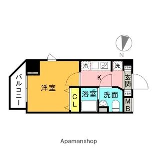ヴァレッシア川口幸町シティ【2階】の間取り