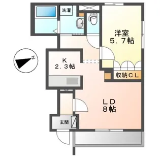 LUMINOUS【1階】の間取り
