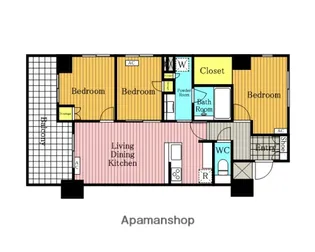 アイガーデン川口【2階】の間取り