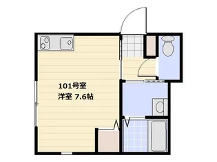 ドエル【101号室号室】の間取り
