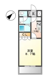 BRILLAR(ブリジャール)【1階】の間取り