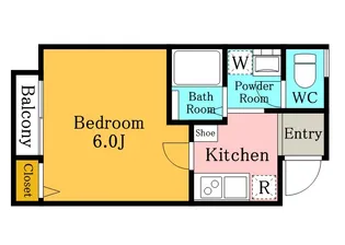 グランコート川口【202号室】の間取り