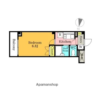 川口プラザG【101号室】の間取り