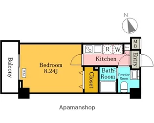 ユリカロゼAZEST川口【2階】の間取り