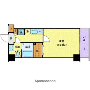 ユリカロゼAZEST川口【4階】の間取り