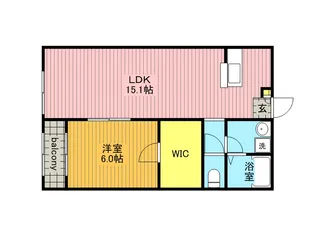 I M A Ⅴ【202号室号室】の間取り