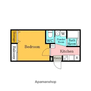 ヴィラート南鳩ヶ谷【2階】の間取り