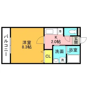 アーバニティ【103号室号室】の間取り