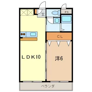 フローレス八番館【311号室号室】の間取り