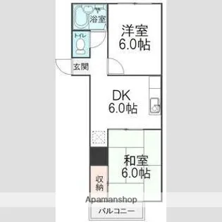 L.MAISON A棟【2階】の間取り