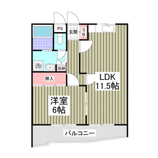 コーポ・マリリ【2階】の間取り