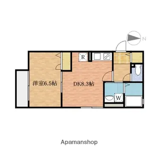 アルテール【202号室】の間取り
