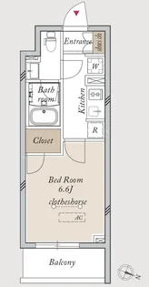 HF川口駅前レジデンス【0709号室】の間取り