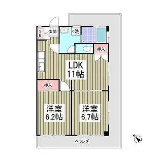 第7池田マンション【4階】の間取り