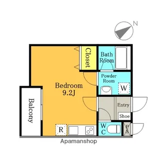 キャメル川口元郷【307号室】の間取り