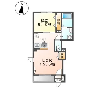 ポトス【1階】の間取り