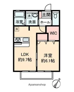 ハーモニー【202号室】の間取り