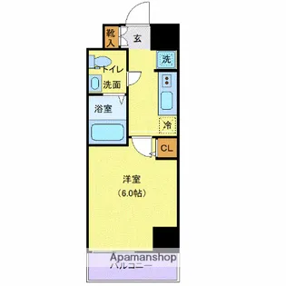 グランヴァンプレミアム川口【1階】の間取り