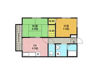 クレールK【2階】の間取り