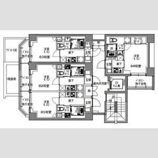 SーRESIDENCE川口LUCHIA【5階】の間取り