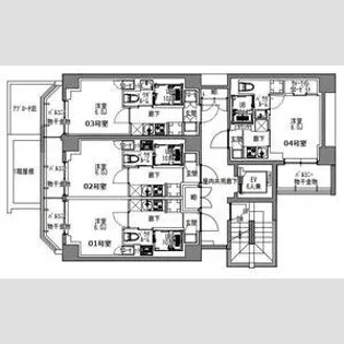 SーRESIDENCE川口LUCHIA【9階】の間取り
