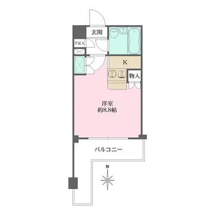 ワコーレ川口Ⅲ【5階】の間取り