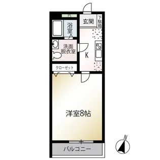 MQUARTO新井宿Ⅱ【2階】の間取り