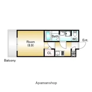 ジーメゾン鳩ヶ谷サウス【2階】の間取り