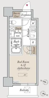 HF川口駅前レジデンス【3階】の間取り