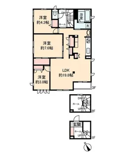 ソレイユ【301号室】の間取り