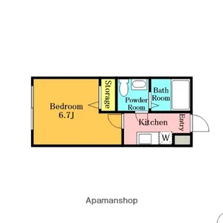 FILLE FLATS KAWAGUCHI−HONCHO【3階】の間取り