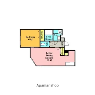 FILLE FLATS KAWAGUCHI−HONCHO【2階】の間取り