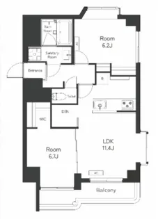 BELLEVIAGE KAWAGUCHI【5階】の間取り