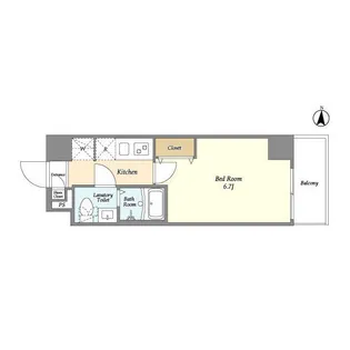 アルファコート川口5【10階】の間取り