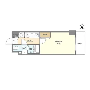 アルファコート川口5【8階】の間取り