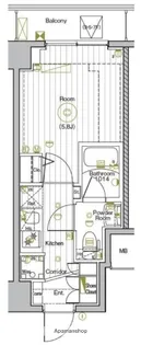 グランヴァンプレミアムイースト川口【3階】の間取り