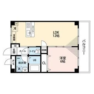 フローレス壱番館・弐番館【3階】の間取り