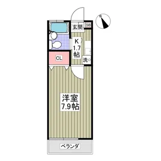 グリーンクリスタルハウス【1階】の間取り