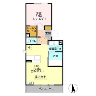 ナインベルク【2階】の間取り