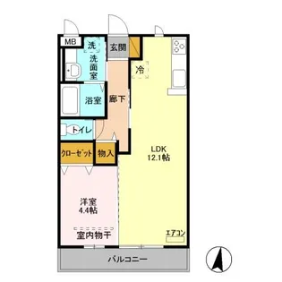 アネシス【3階】の間取り