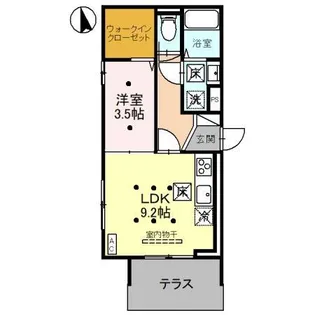 NOBLEVILLA川口【1階】の間取り