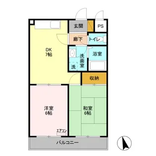 コーワレジデンス 弐番館【3階】の間取り
