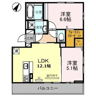 いつき 弐【3階】の間取り