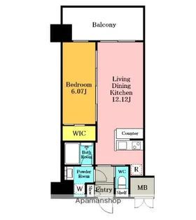 プレジオ川口【5階】の間取り