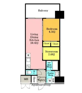 プレジオ川口【7階】の間取り