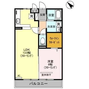 エスベランサ A【3階】の間取り