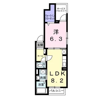 アーバンメゾン【2階】の間取り